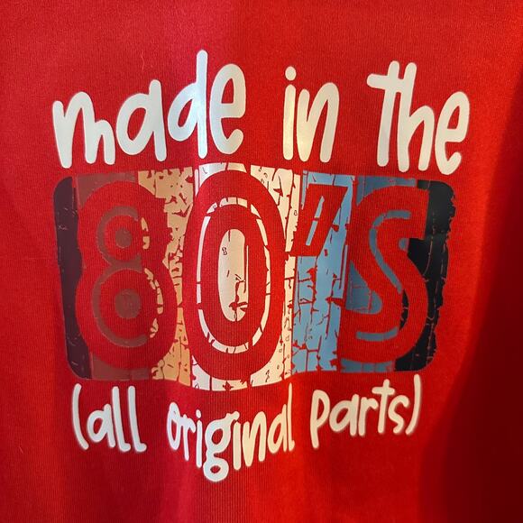 Women's Made In the 80's Sweater Fun Whimsical Nostalgic Pullover Large - Picture 2 of 4